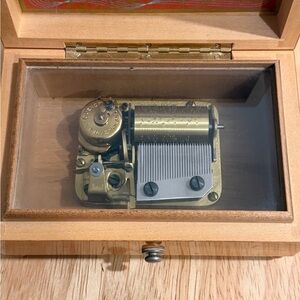 Vtg Cuendet Swiss Musical Movement Music Box Emmenthaler Lied & Brienzerbirli